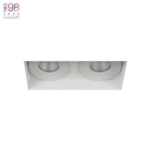 Image of Eiger Mini 2 Twin IP65 Fixed Plaster In LED Downlight
