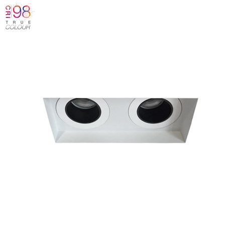 Image of Andes 2 Twin IP65 Fixed Plaster In LED Downlight