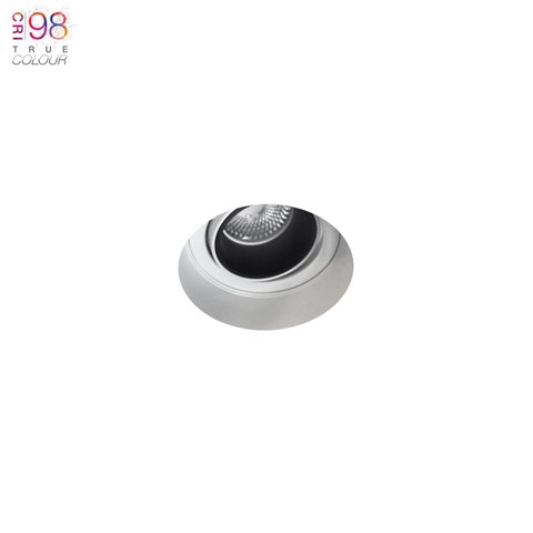 Image of Andes Mini 1-R Round Adjustable Plaster In LED Downlight
